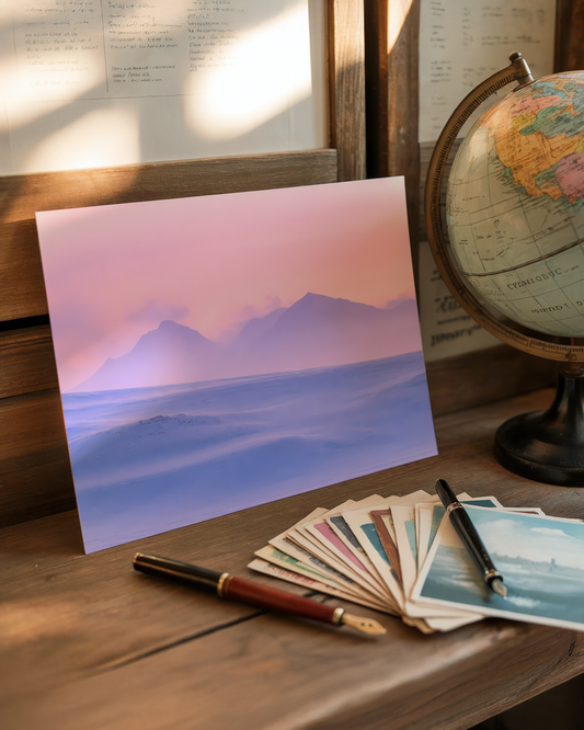 Pink Skies at Svalbard