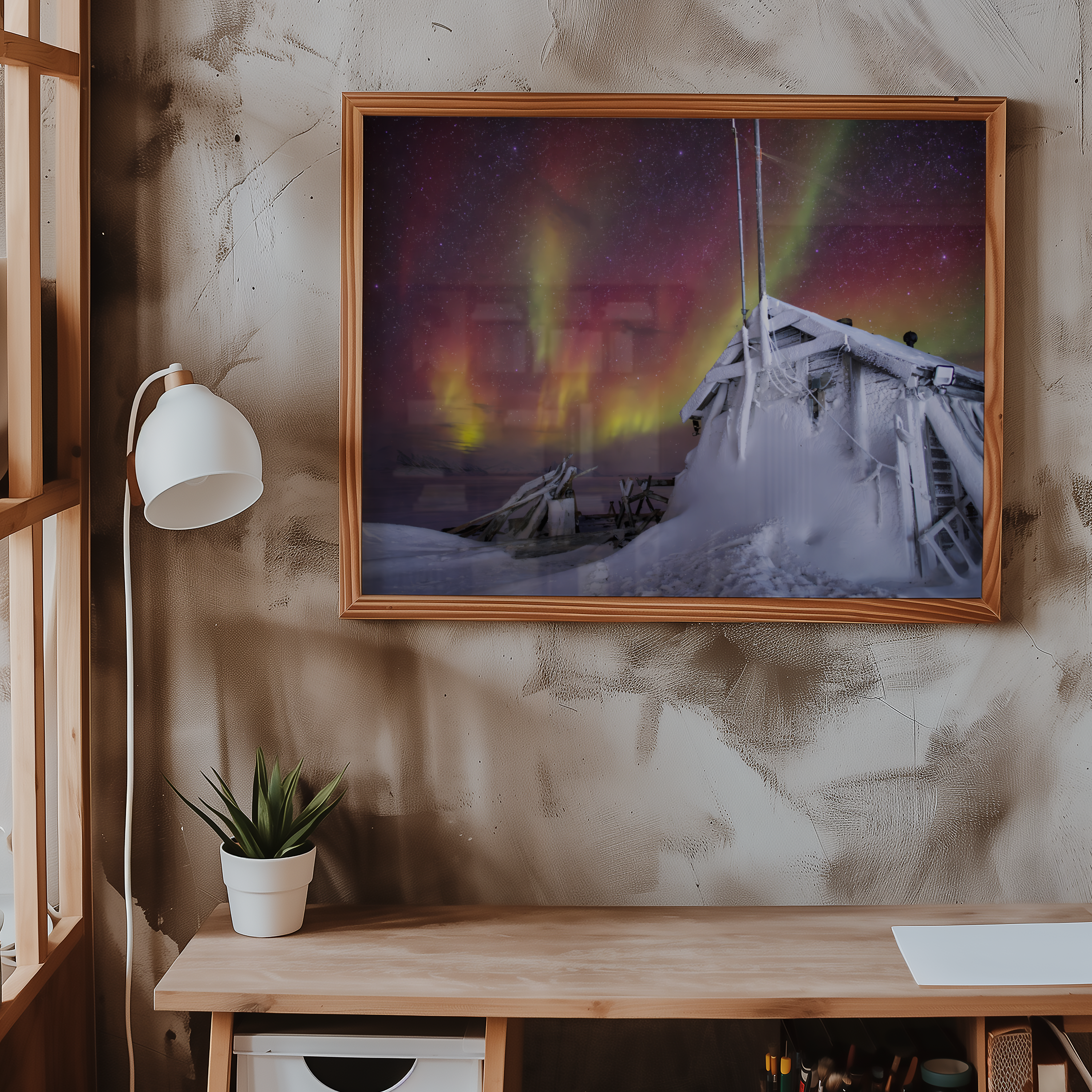 Bamsebu with Northern Light