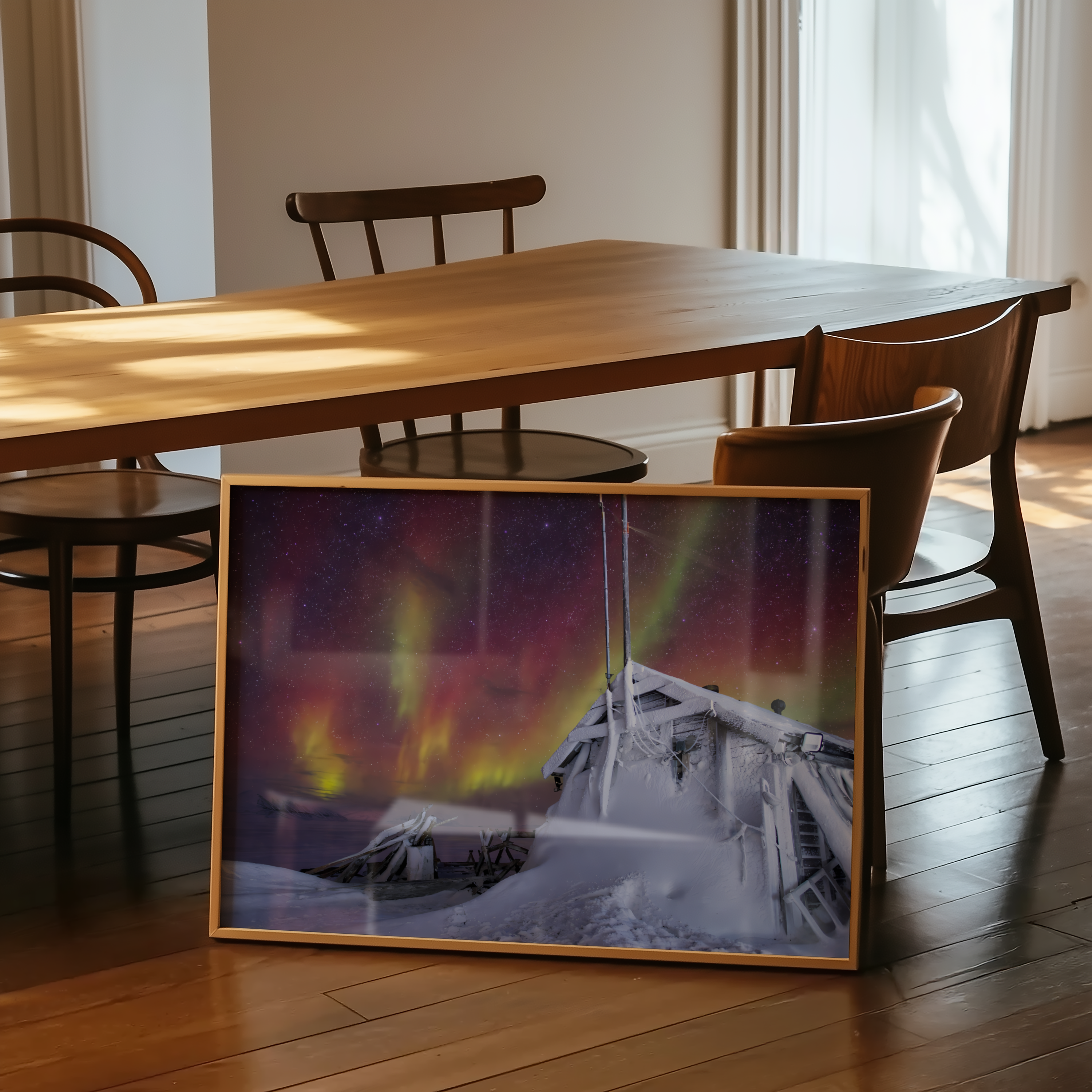 Bamsebu with Northern Light