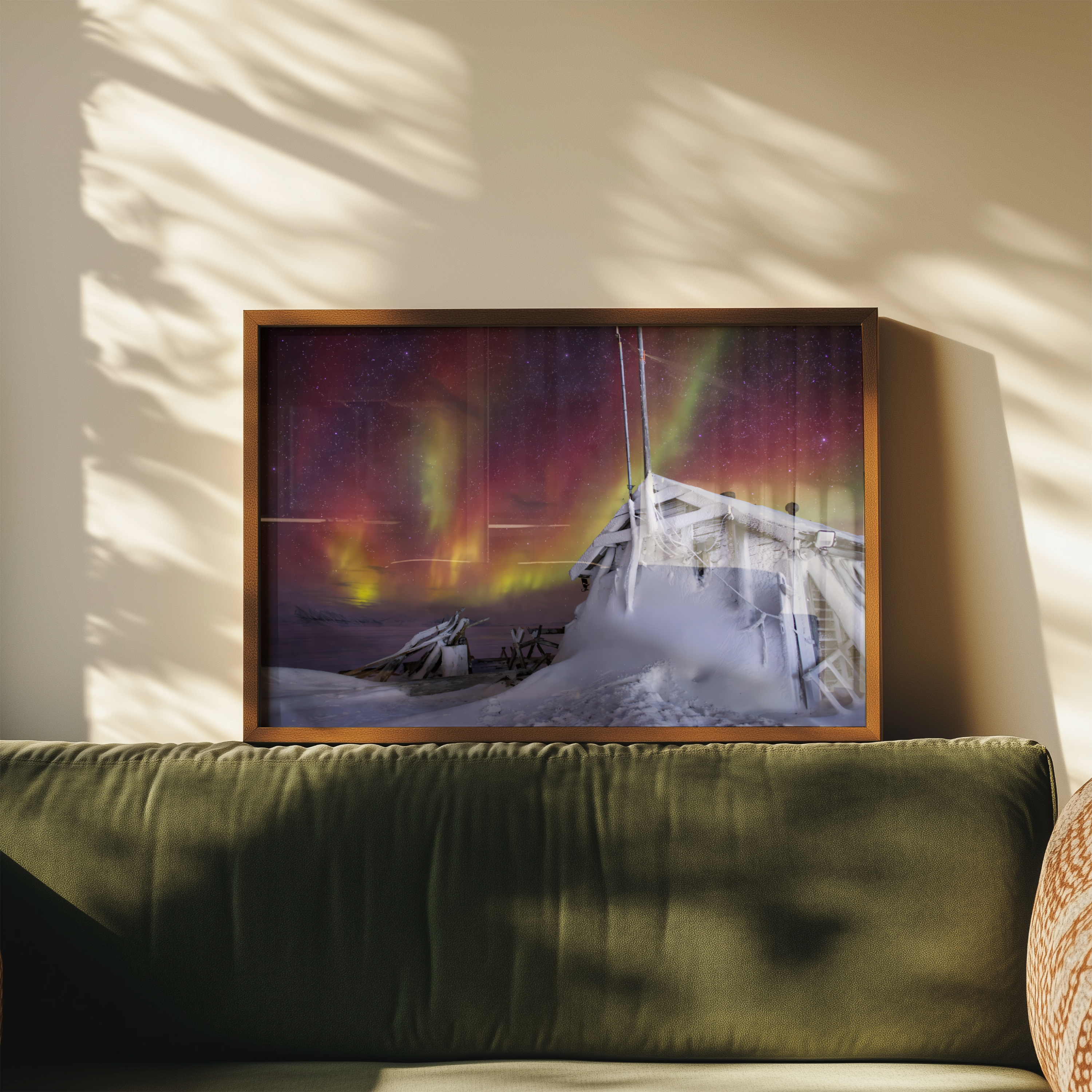 Bamsebu with Northern Light