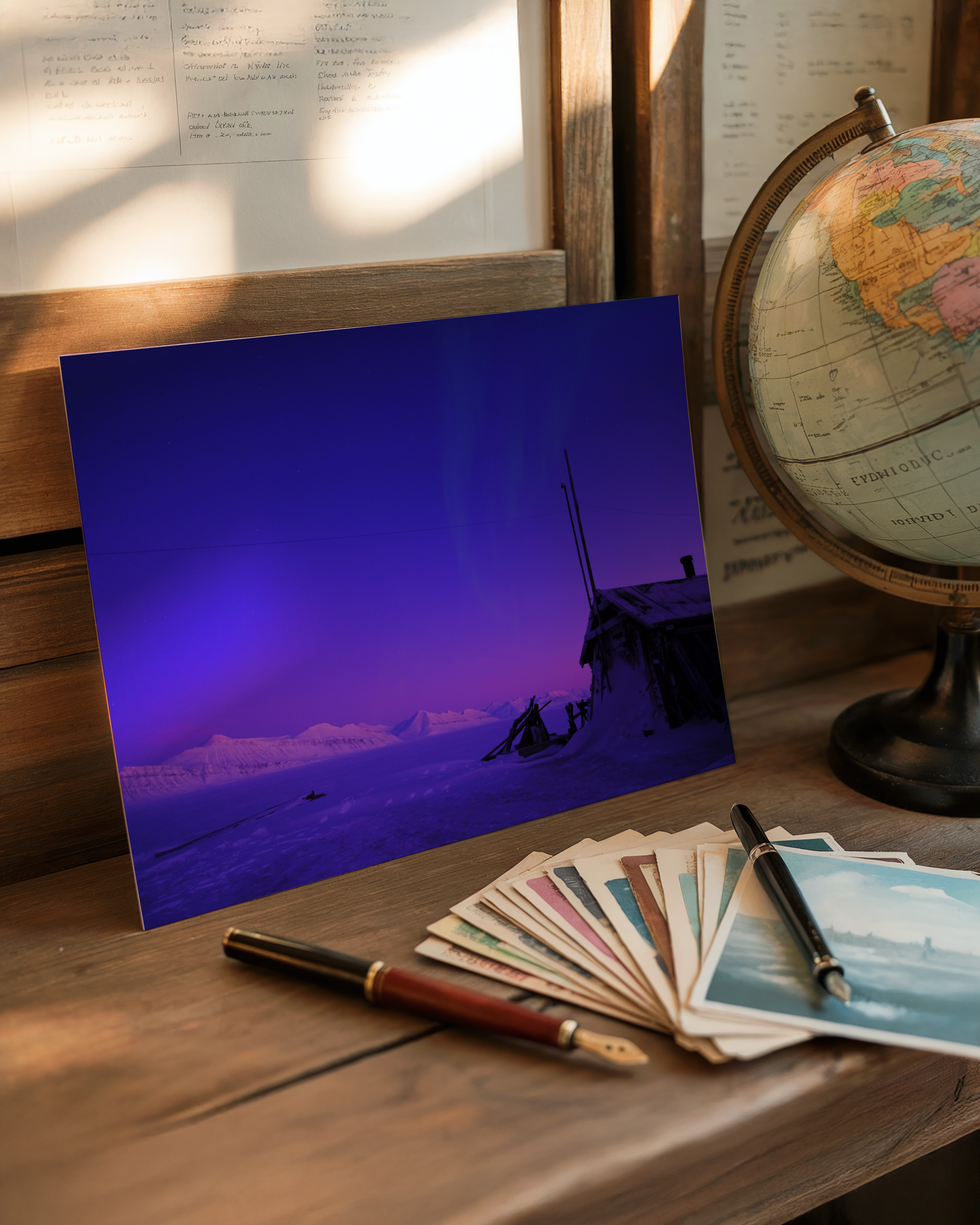 Svalbard-plakater / Original Polheim signert og nummerert