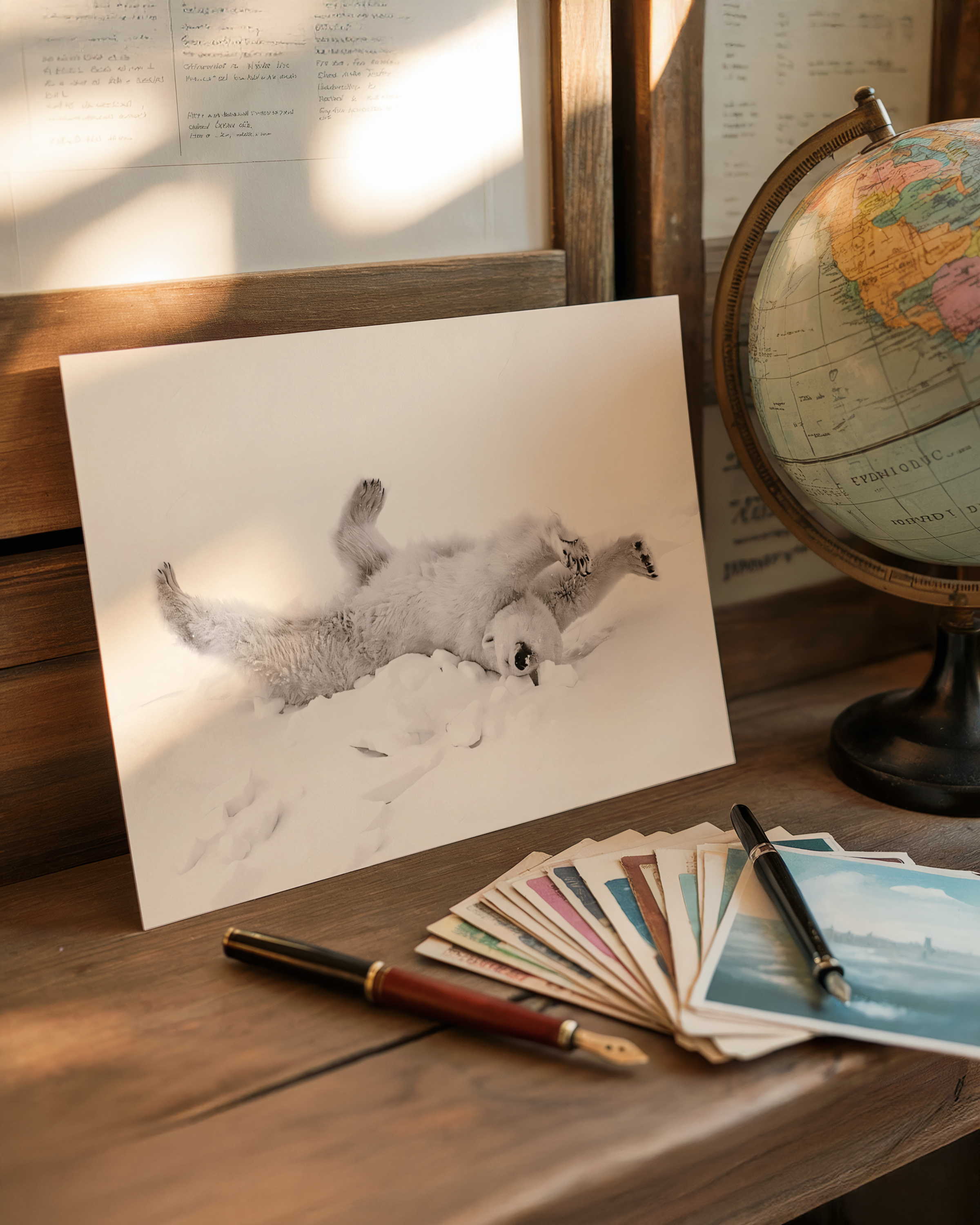 Svalbard-plakater / Original Polheim signert og nummerert